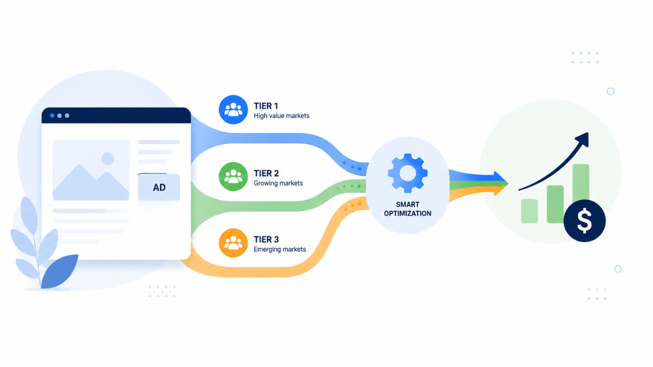 How to increase eCPMs for monetizing Tier 2 Tier 3 traffic
